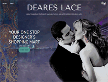 Tablet Screenshot of deareslace.com